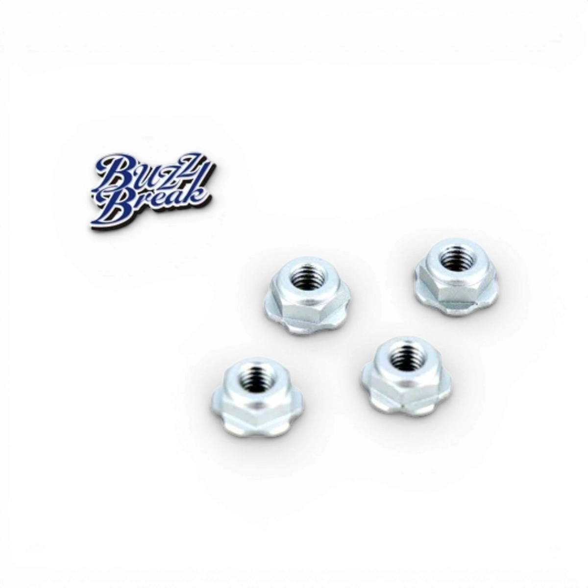 Écrous de roue BuzzBreak BB LOCK NUT, pièce détachée pour fixation de roue, en métal avec filetage robuste.