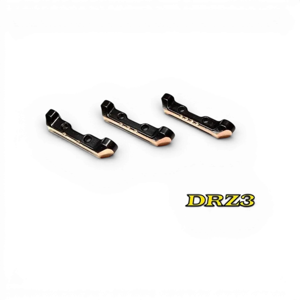 Ensemble de cales triangle DRZ3 pour pièces détachées Atomic RC Mini, compatible avec le modèle DRZ3.
