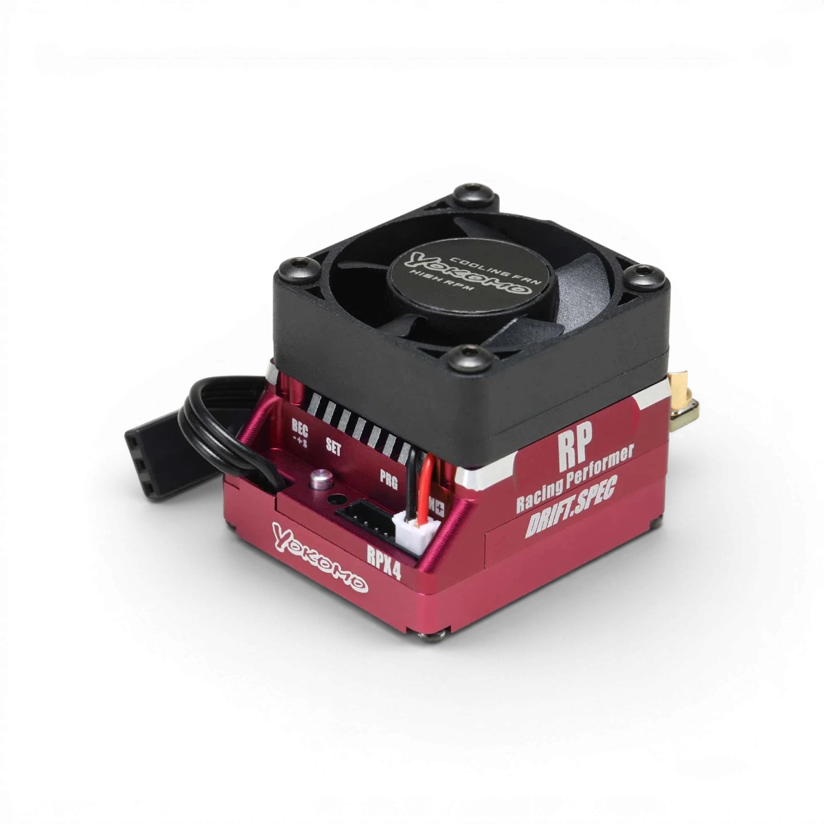 Contrôleur ESC brushless de compétition RPX4 de Team Yokomo pour voitures RC, électronique de haute performance.