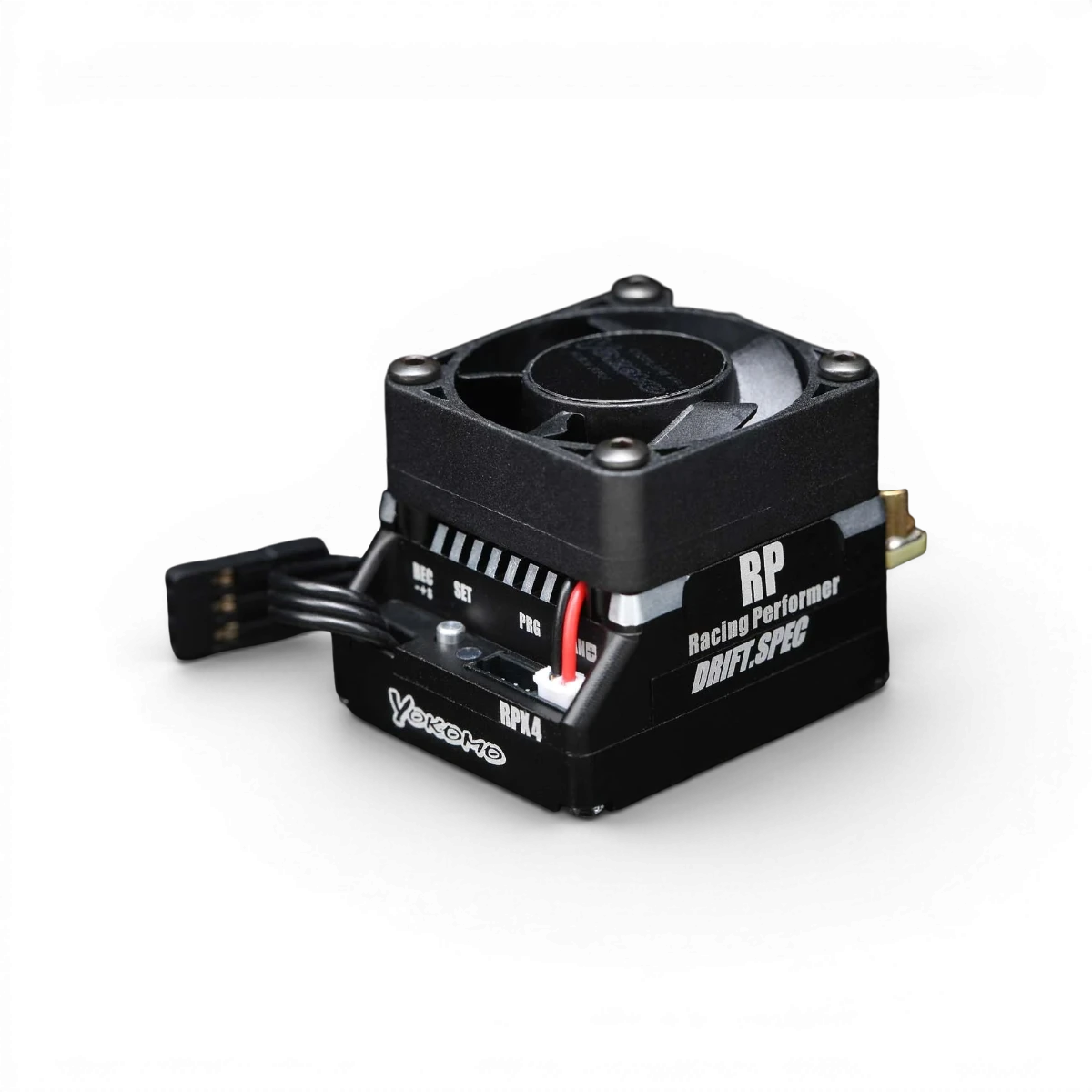 Contrôleur ESC brushless de compétition RPX4 de Team Yokomo, électronique performant pour voitures RC.