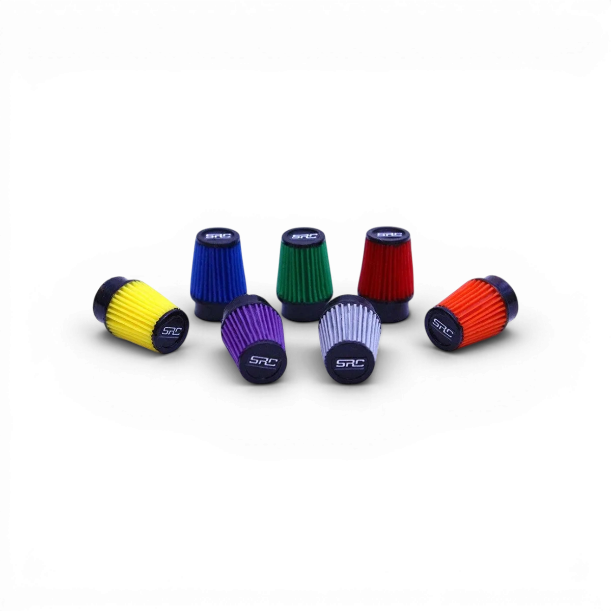 Filtre de style 3 de la marque Src Sideways RC, personnalisé, avec aspect gris et conception pour modèles RC.
