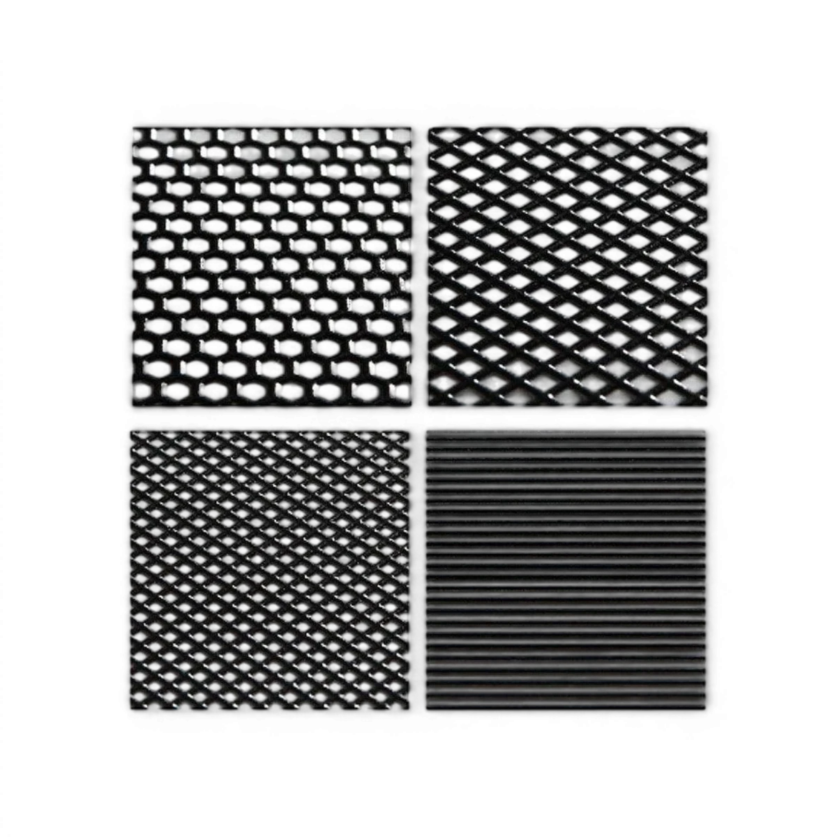 Grille autocollante 3D Wrap-UP Next avec maille en treillis fine, dimensions 130x75mm, décor élégant pour surfaces diverses