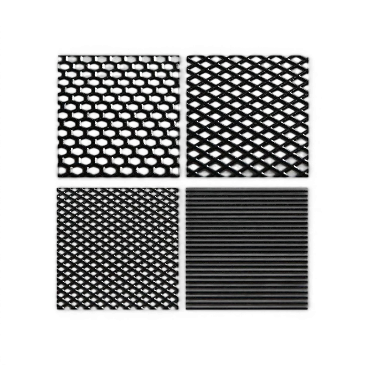 Grille autocollante 3D en nid d’abeille Wrap-UP Next, 130x75mm, motif géométrique pour décoration intérieure.
