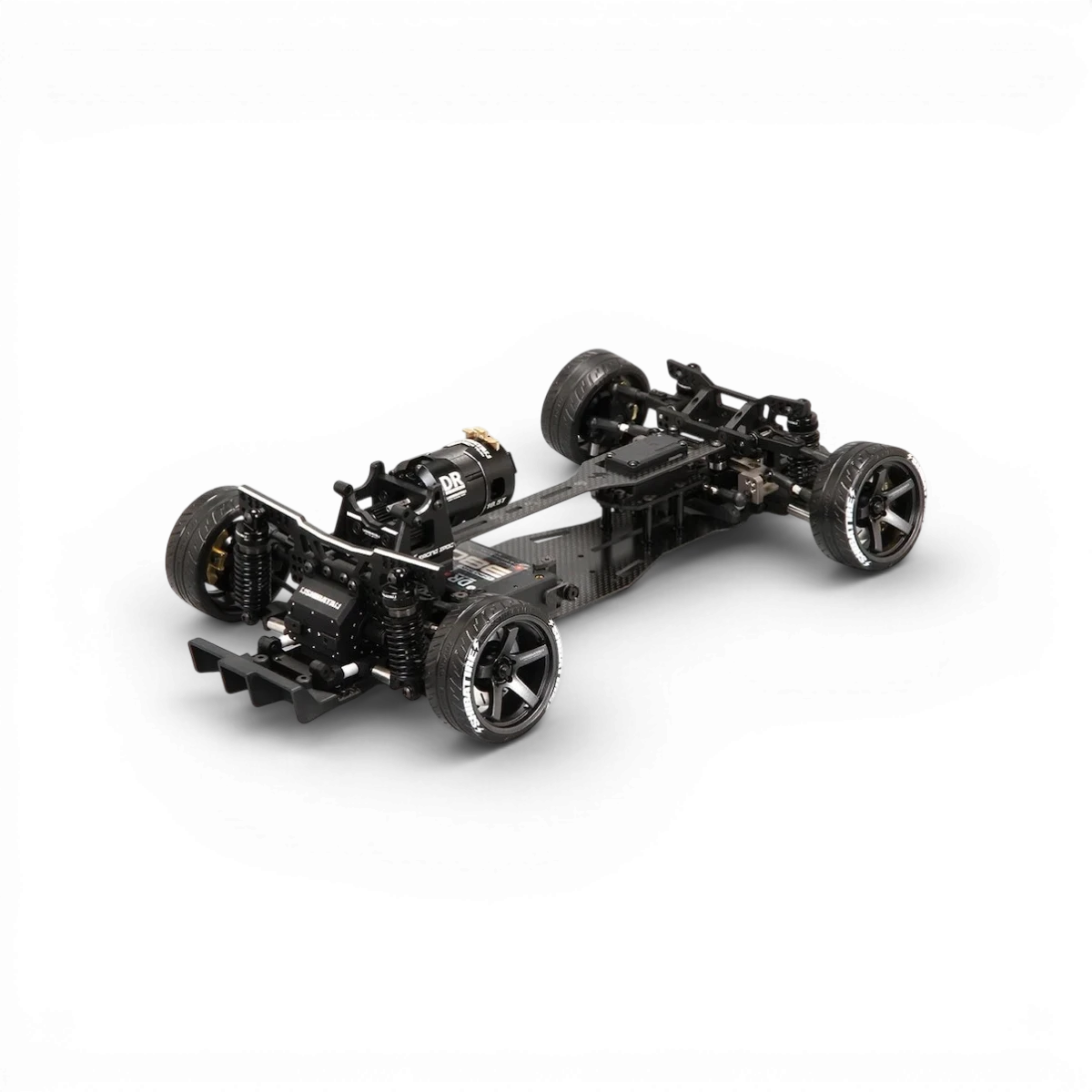 Kit de conversion RC Drift GRK5-R SHIBATA, composants pour voiture RC, visible en image avec pièces de montage et accessoires.