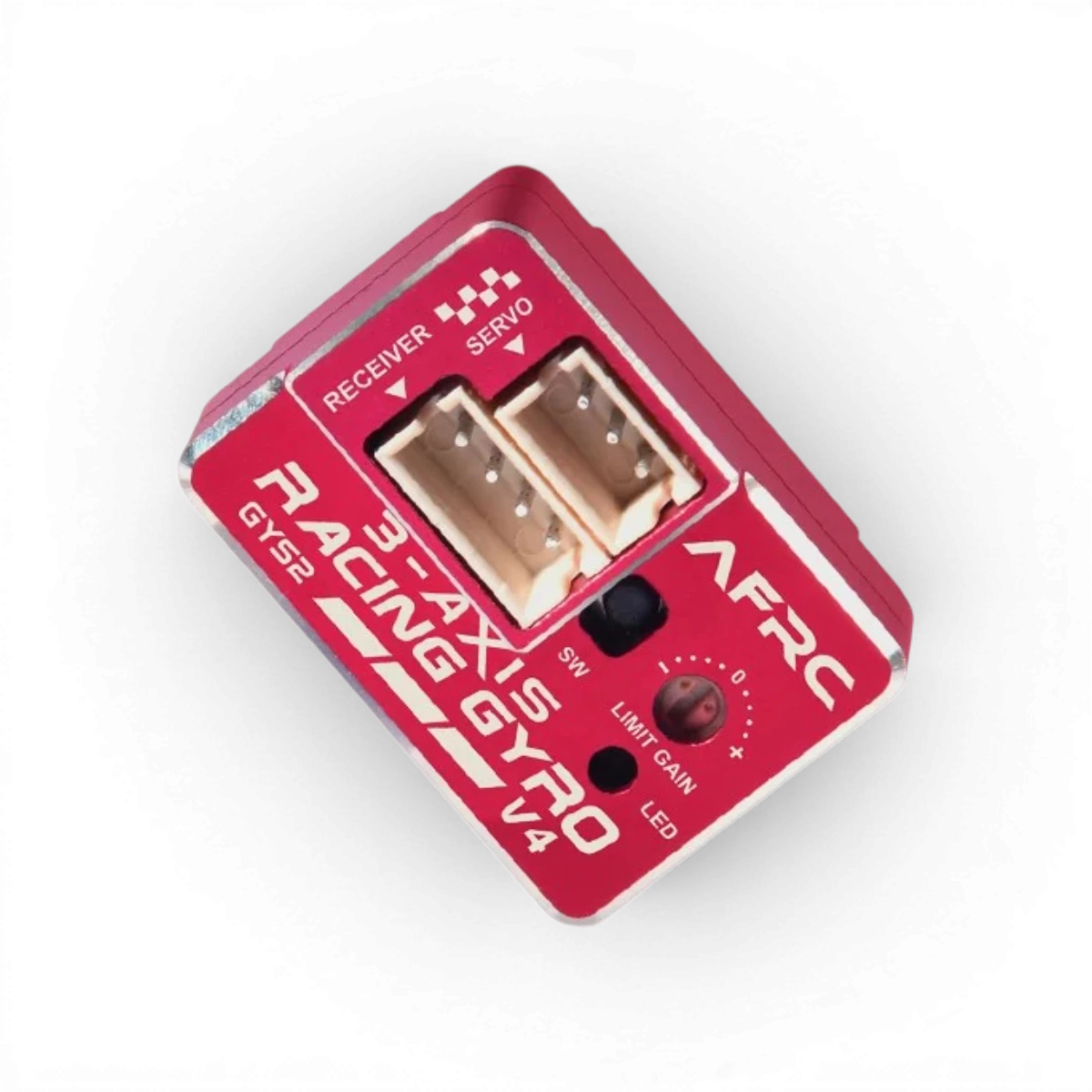 Gyro mini drift AFRC GYS-2 V4, électronique pour drone, montrant le gyroscope compact et ses composants.