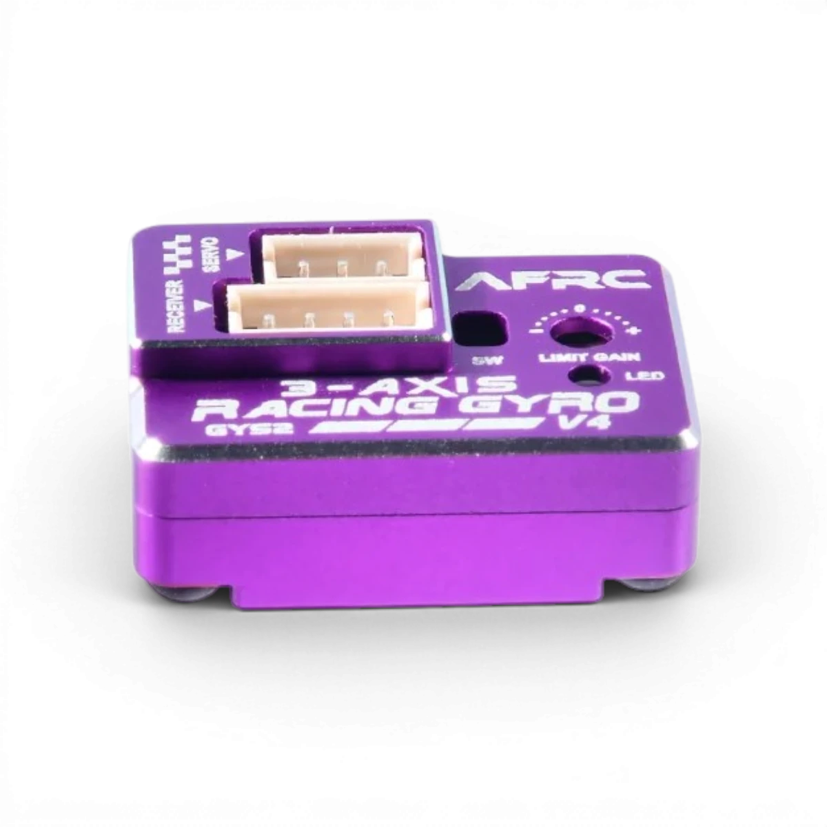 Gyro mini drift AFRC GYS-2 V4, dispositif électronique pour stabilisation et contrôle de mouvement, vue en gros plan.