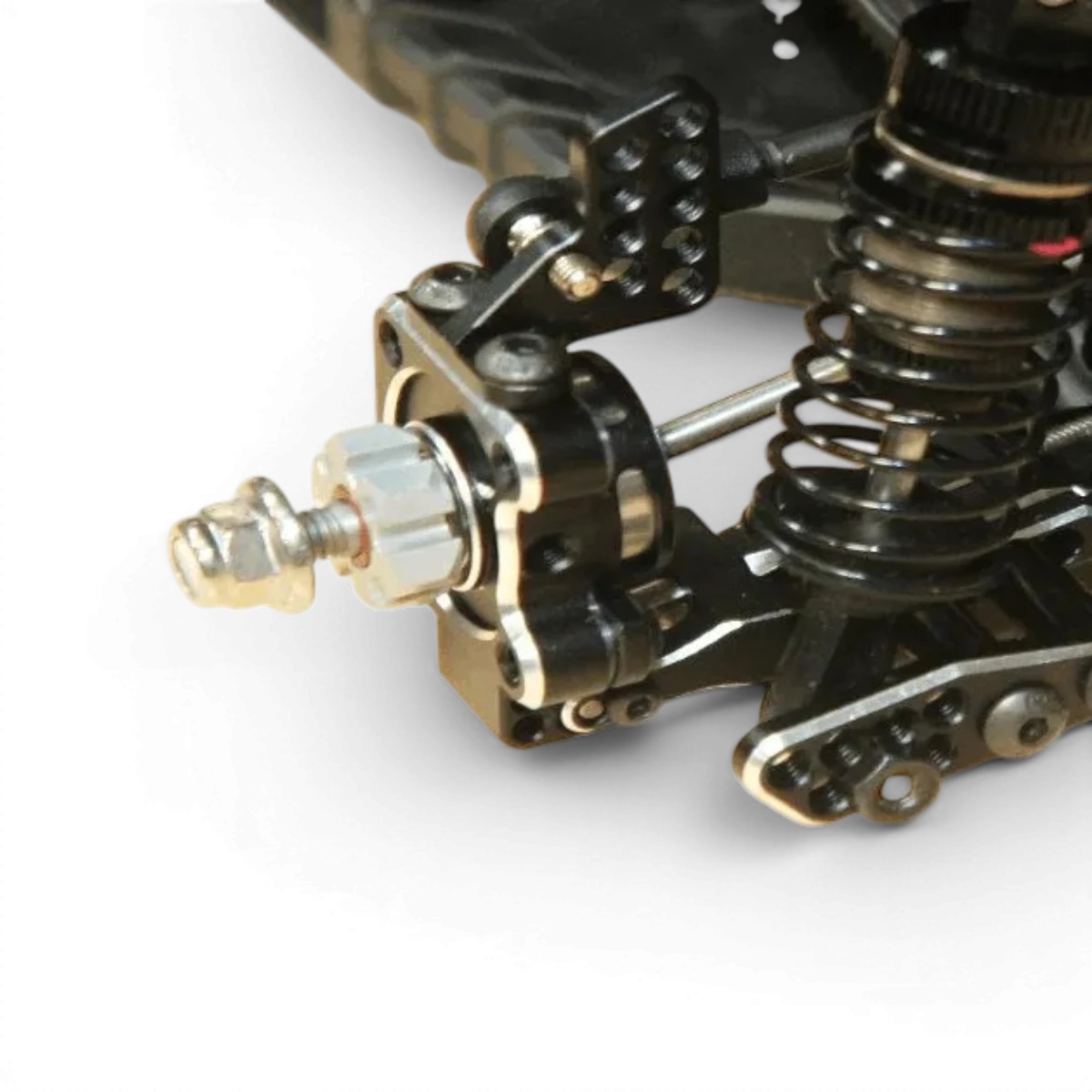 Hexagone de 5 mm de la marque RhinoRacing, pièce en métal avec forme hexagonale visible sur l'image.