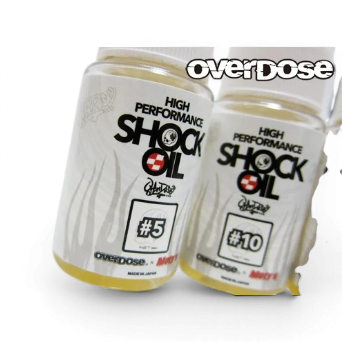 Huile d’amortisseur Overdose #5 pour voiture RC Drift, flacon de 30ml, pièces détachées de performance pour modélisme.