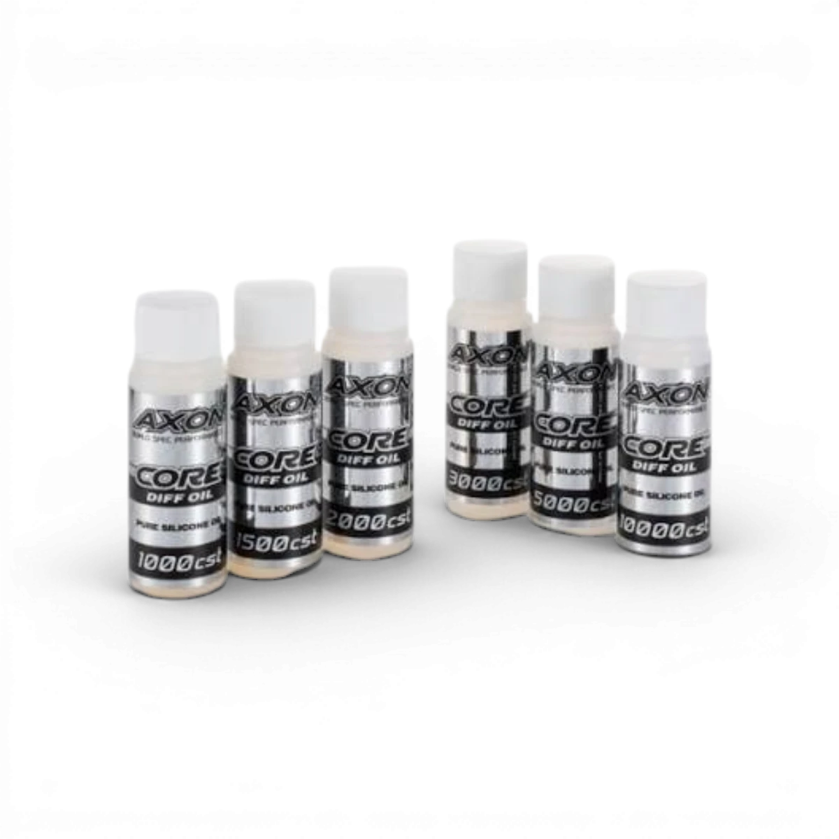 Huile différentiel 3000cst de la marque Team Axon, accessoire pour lubrification de différentiel, en flacon avec étiquette.