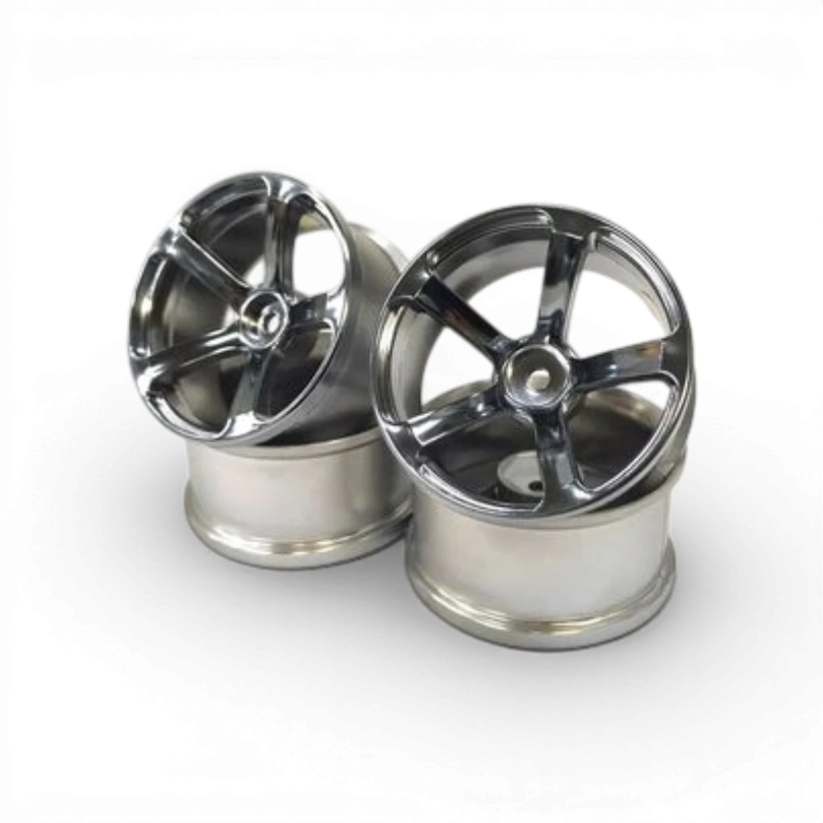 Jantes DRS Chromes mat Topline, roues en alliage avec offset +3, finition élégante et moderne visible sur l'image.