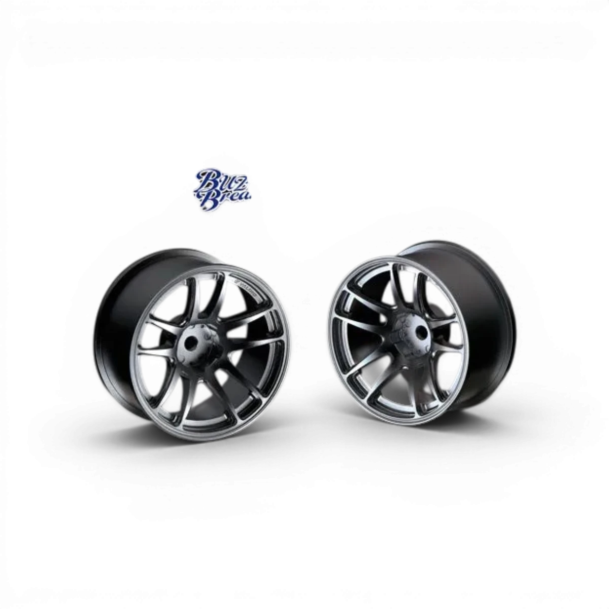 Jantes en aluminium Valino N820S grises de 26mm avec anodisation, offset +7, pour roues BuzzBreak, image en gros plan.