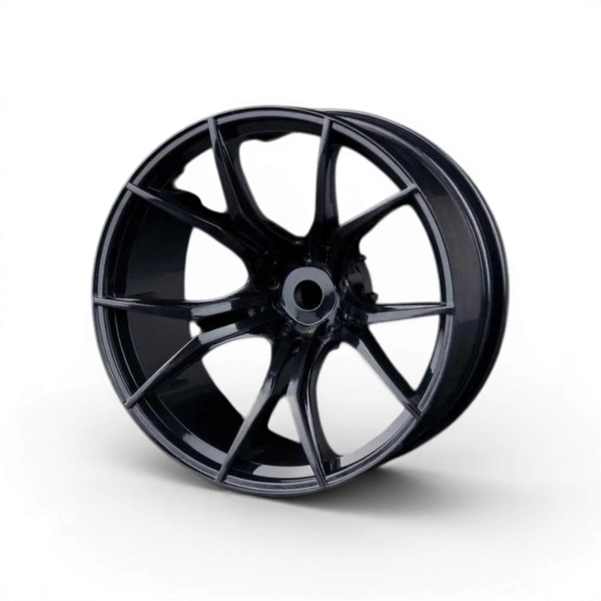 Jantes FX +8 noires de Max Speed Technology, roues en alliage avec finition noire pour véhicule sportif.