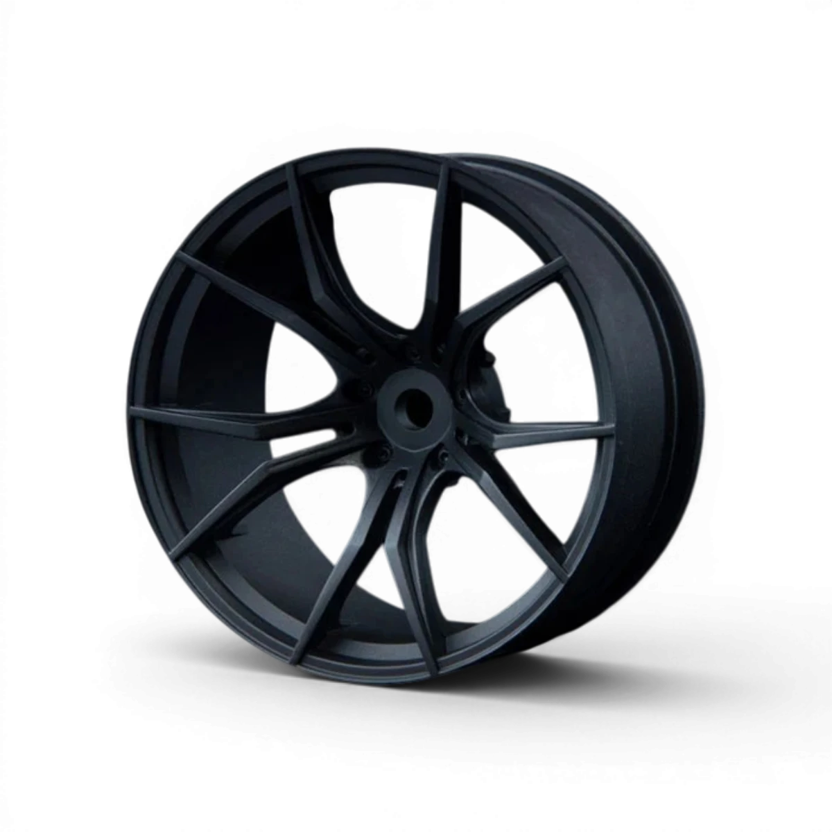 Jantes FX +8 noires mates de Max Speed Technology, roues en acier pour véhicule, finition élégante et moderne.