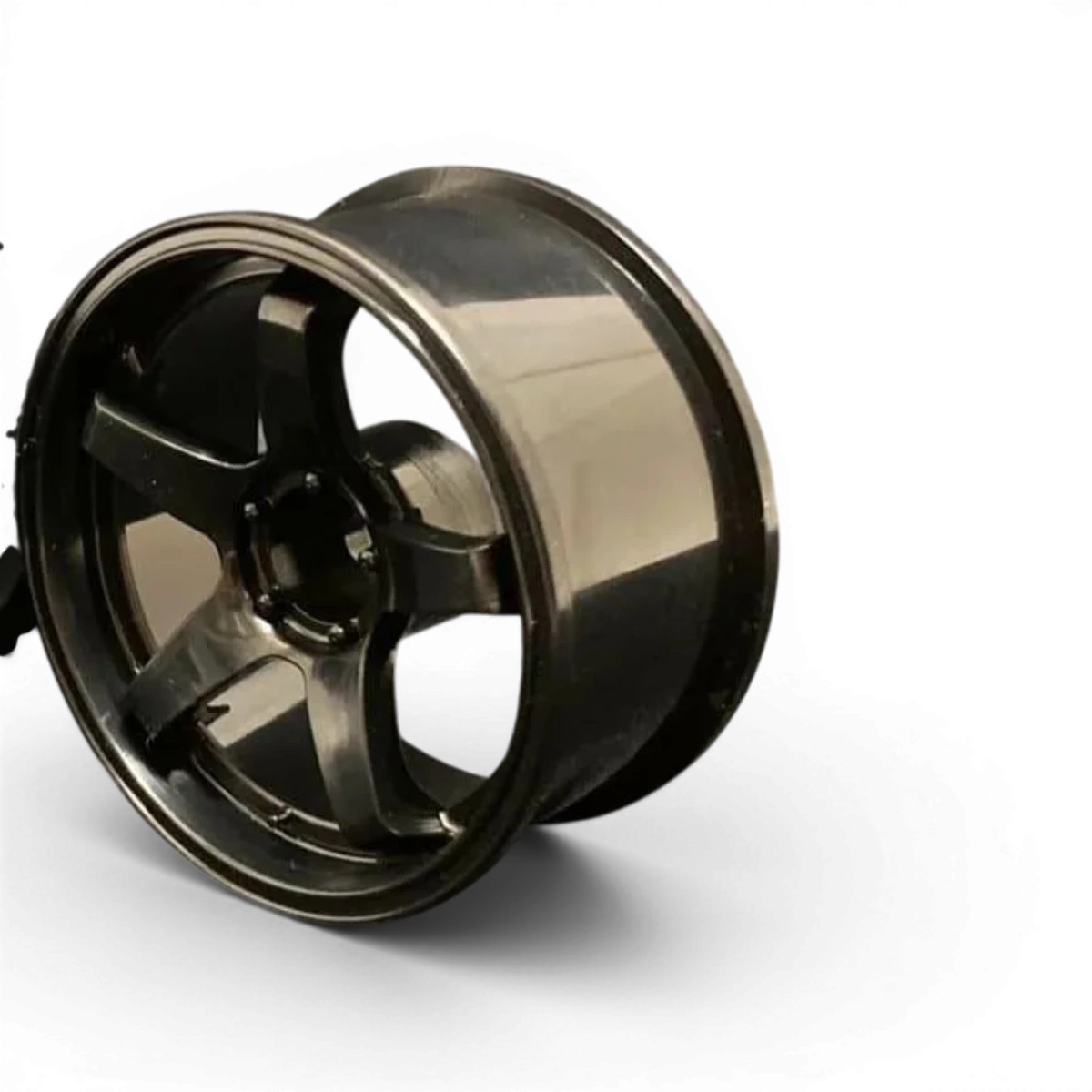 Jantes GT-C Type Plat OFFSET 7 Noire de la marque Topline, roues en alliage avec finition noire.