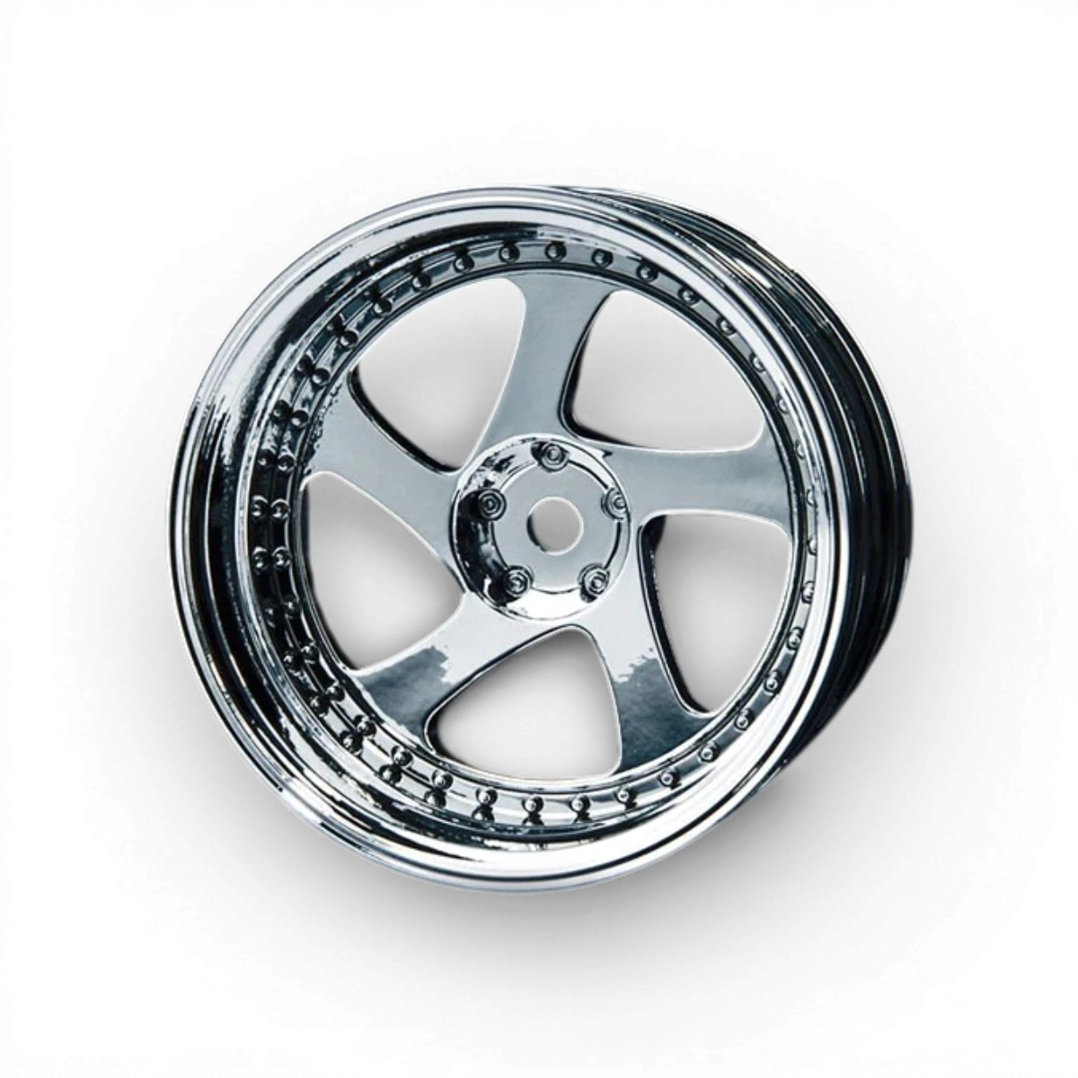 Jantes TMB +11 Chrome de Max Speed Technology, roues en acier chromé avec design brillant et finition élégante.