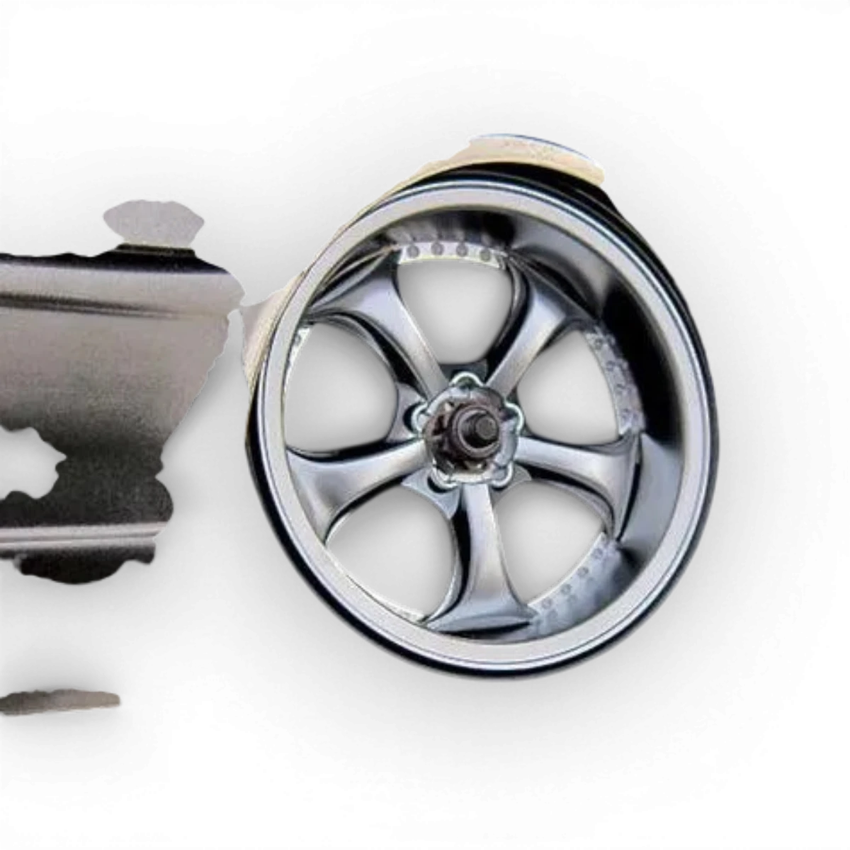 Jantes Work VSKF Chrome Mat Offset 7 de la marque Overdose, roues en alliage avec finition chromée mate.