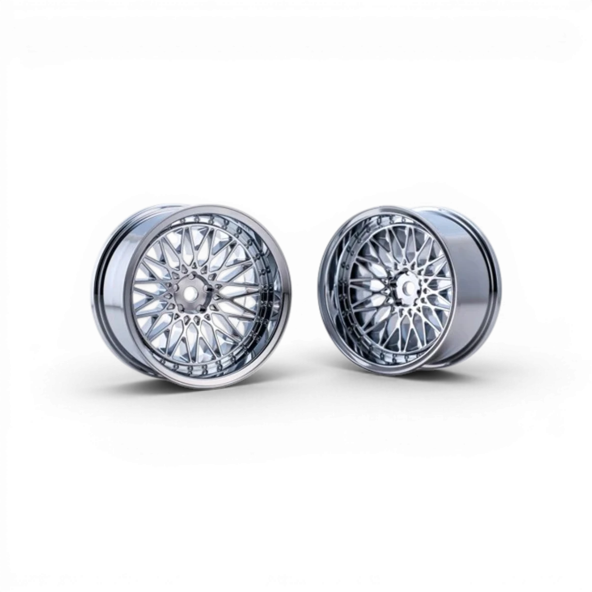 Jantes Yaba KING MESH 26mm avec finition Chrome haute, roues pour vélo, marque Overdose, détails des rayons et du design.