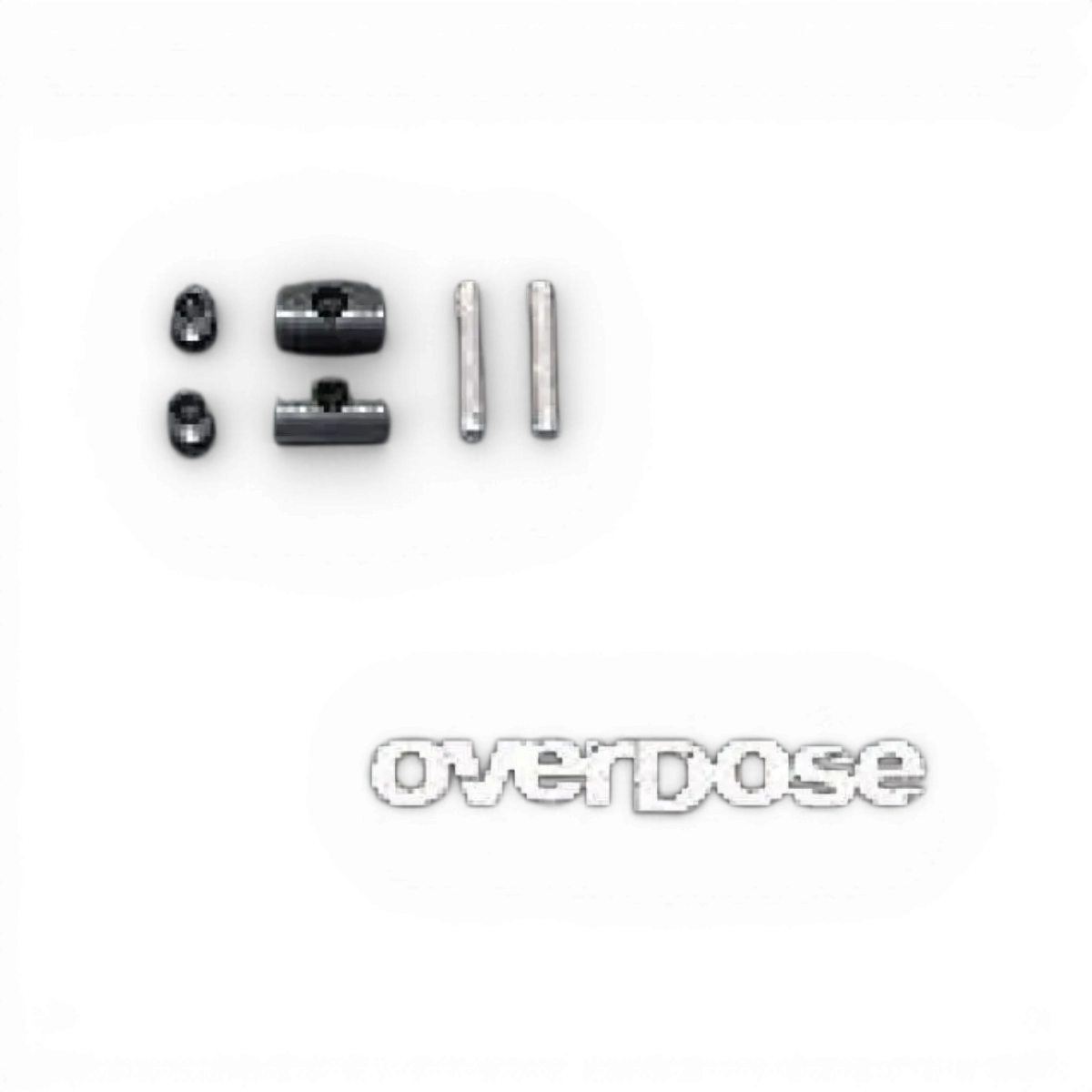 Joint de cardans Overdose pour pièces détachées, visible en image avec composants métalliques et joints en caoutchouc.