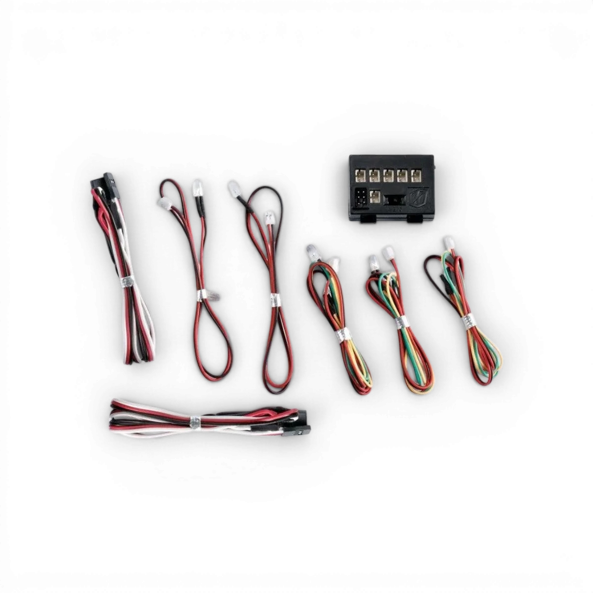 Kit de 8 LED électroniques Killer Body pour projets électroniques, avec composants lumineux visibles sur le circuit.