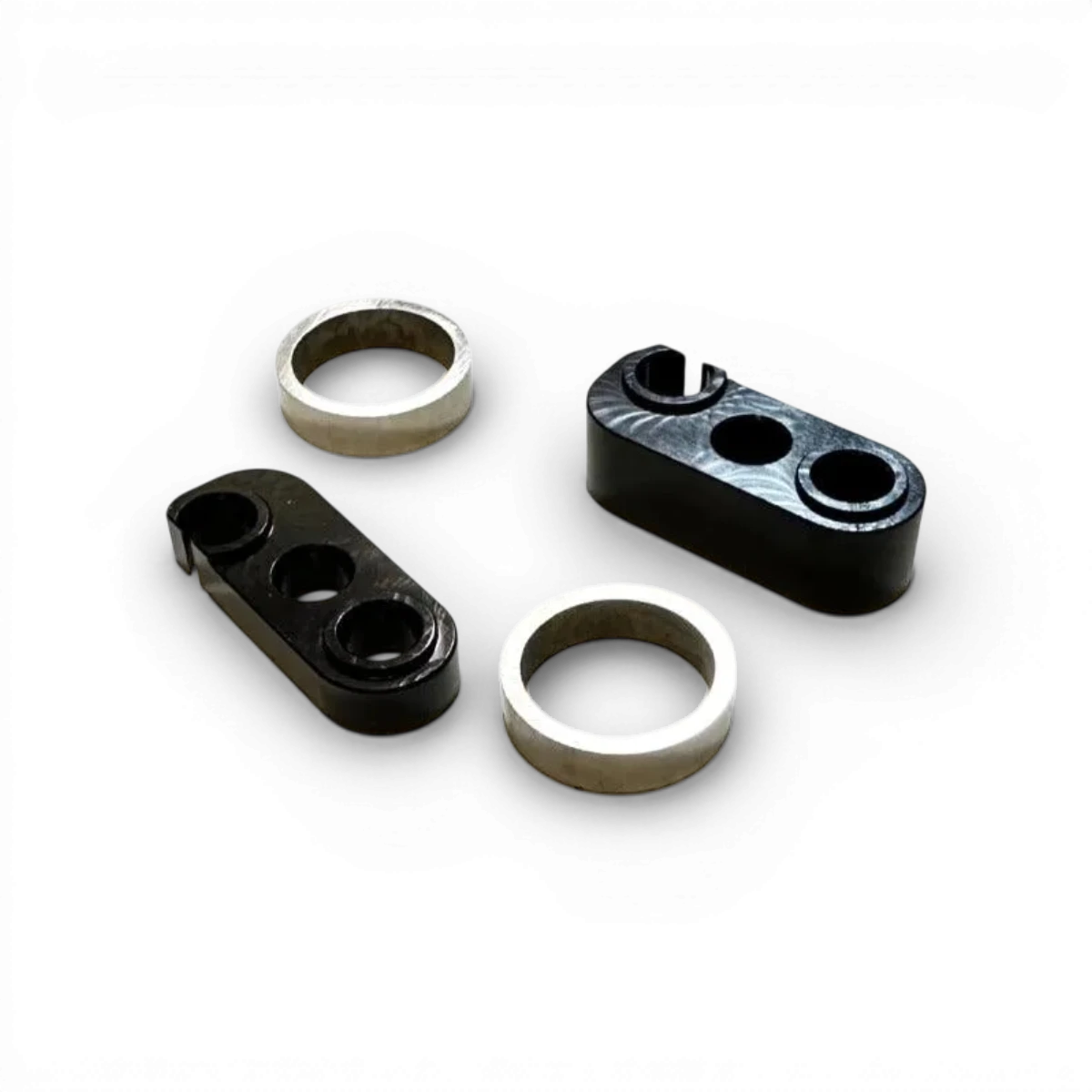 Kit adaptateur C-LSD en aluminium pour RMX 2.5, conçu par RhinoRacing, visible avec composants métalliques robustes.