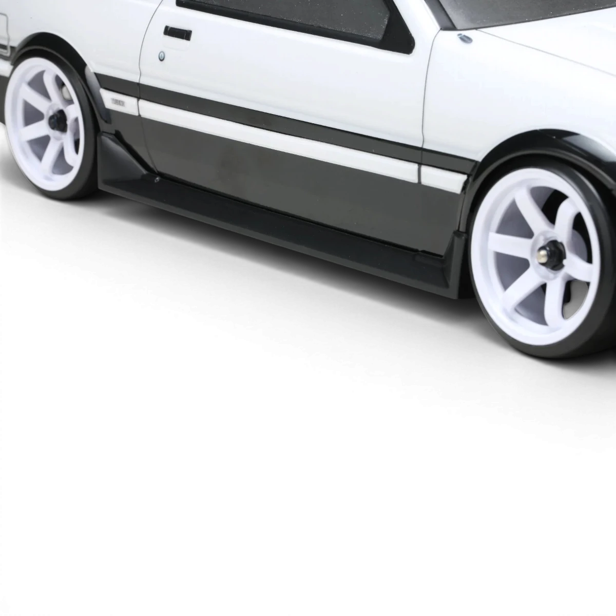 Kit de carrosserie aérodynamique pour Toyota Sprinter AE86 Trueno 3 portes, marque Team Yokomo, pour modification de voiture.