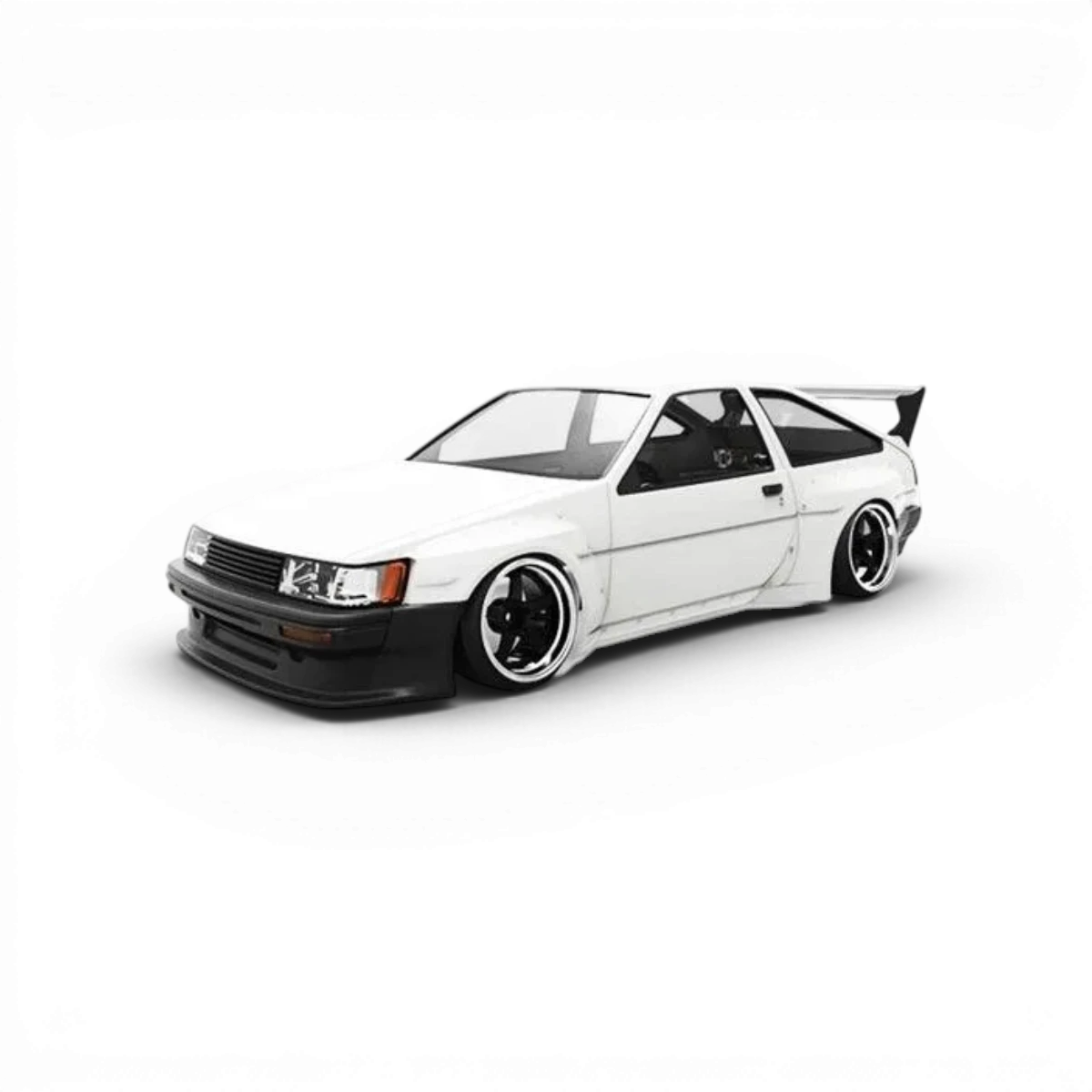 Kit de conversion RC drift 240mm pour AE86, par Addiction RC Design, comprenant ensemble de pièces pour voiture radiocommandée