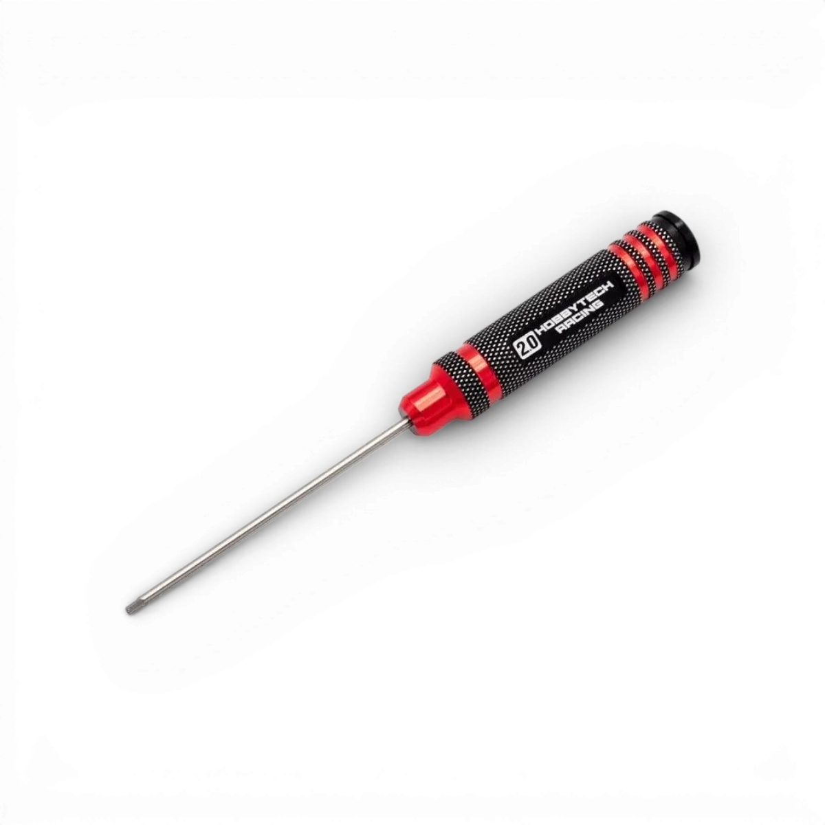 Kit de 4 tournevis rouge et noir HOBBYTECH avec douille 7 mm, tailles 1,5, 2 et 2,5 mm, accessoires pour bricolage.