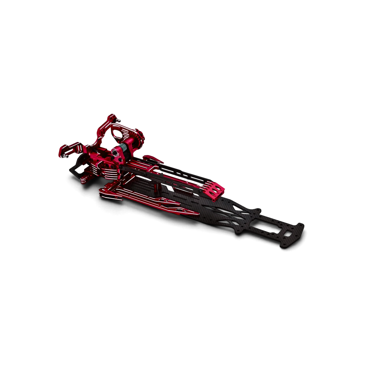 Kit de conversion châssis SV2 RhinoRacing, comprenant pièces métalliques pour améliorer la structure du véhicule.