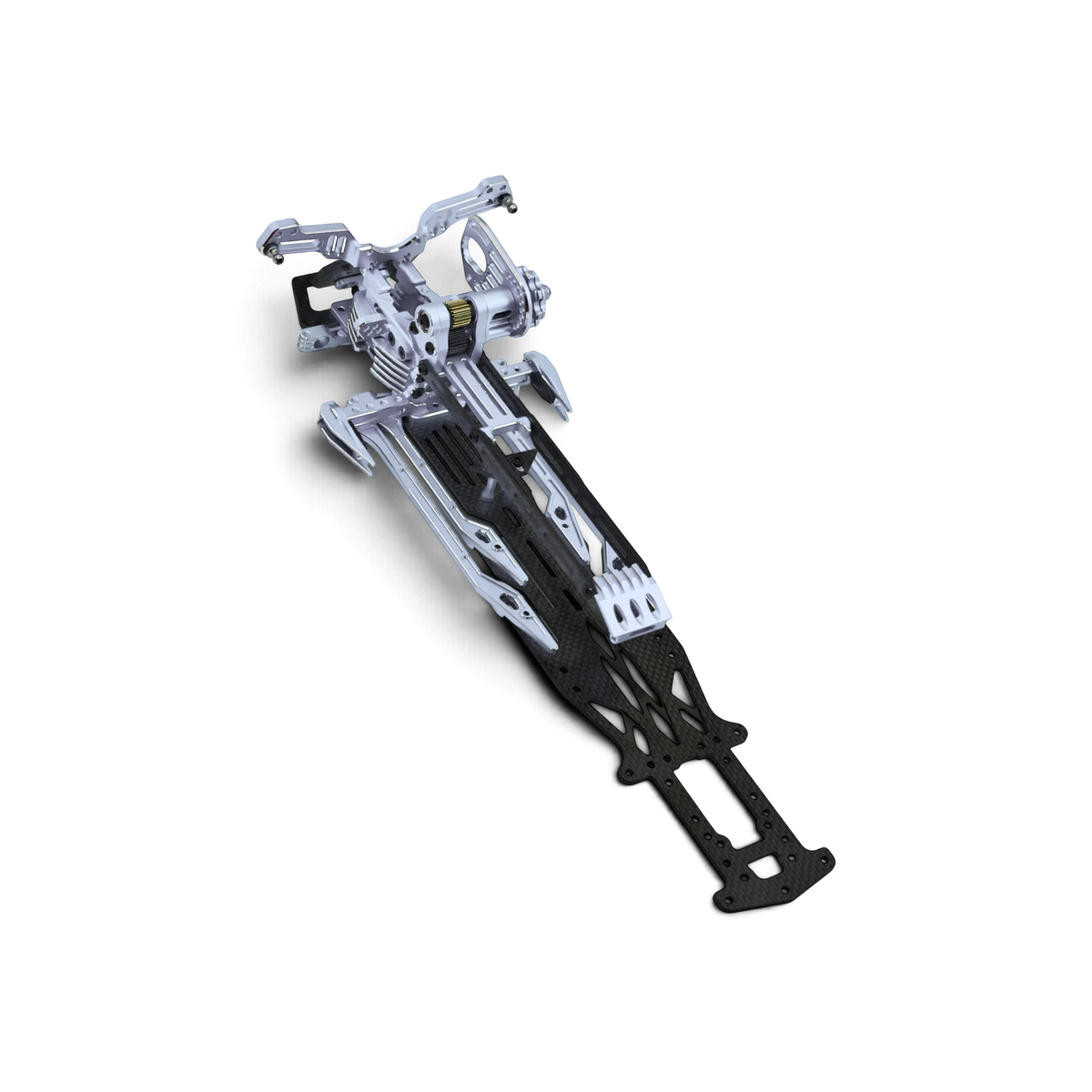 Kit de conversion de châssis SV2 RhinoRacing, pièces mécaniques pour modification de véhicule, vue détaillée du kit complet.