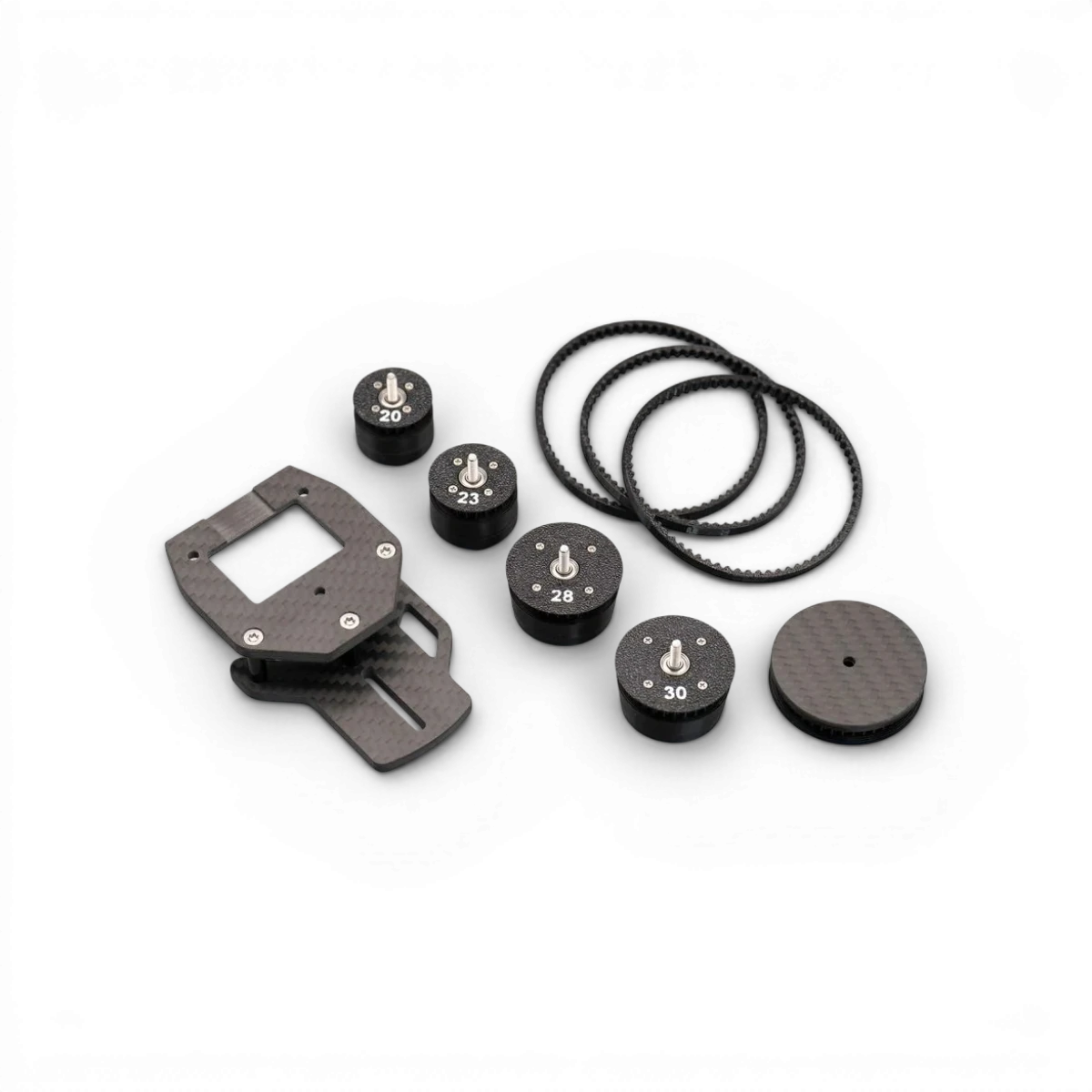 Flysky Noble NB4, Plus and Pro steering conversion kit by KaizenRC, components to improve control precision.
