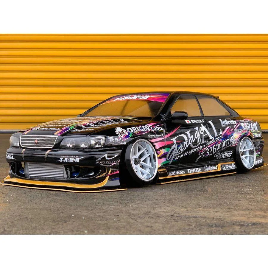 Kit de décoration 2020 Garage Dual Chaser Fujita pour customisation, par PS-Taka, avec détails colorés et motifs originaux.