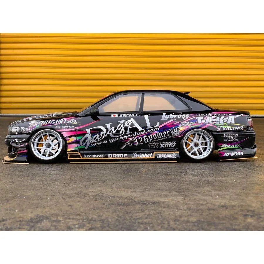 Kit de décoration 2020 Garage Dual Chaser Fujita pour customisation, par PS-Taka, avec détails colorés et motifs de style japonais.