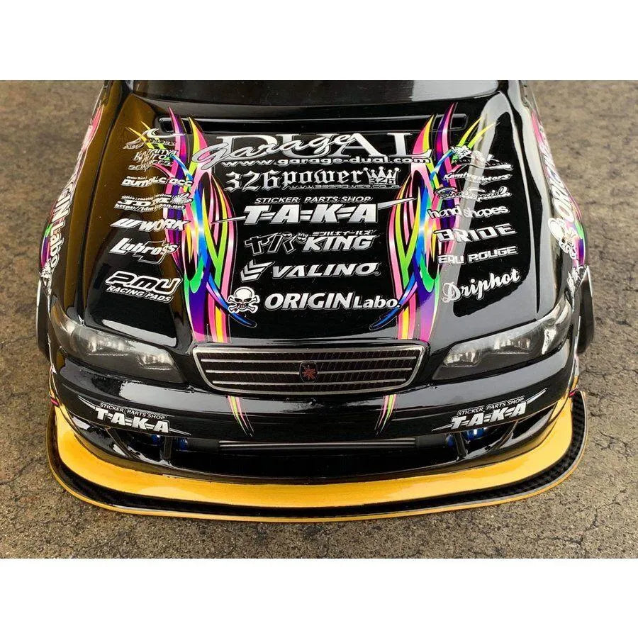 Kit de décoration 2020 Garage Dual Chaser Fujita pour customisation, par PS-Taka, avec détails colorés et motifs modernes.