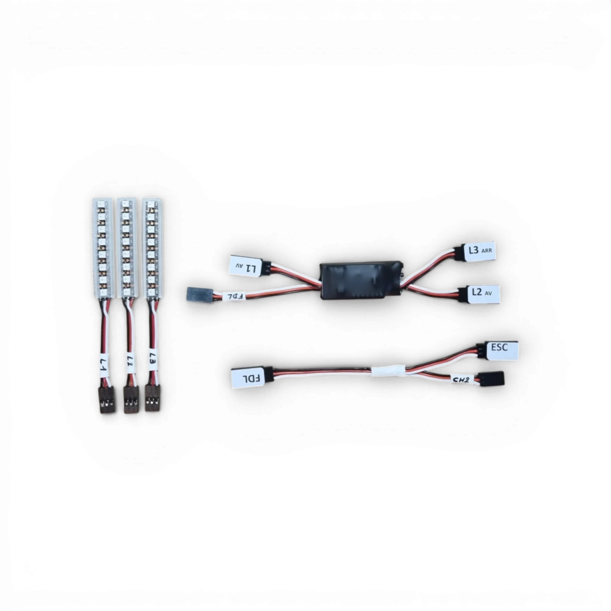 Kit LED FDL-RC Module pour voiture RC Drift, avec lumières de course Formula Drift, de la marque DriftParadiZ.