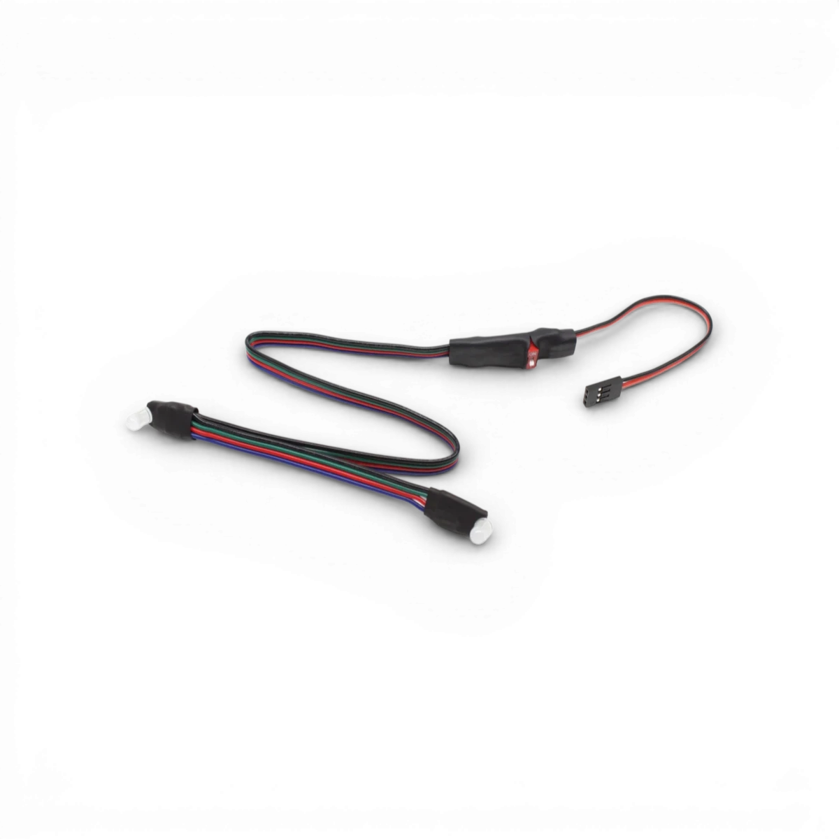 Kit LED SRC BF Double avec effet retour de flammes d’échappement pour voitures RC, par Src Sideways RC, lumineux et réaliste.