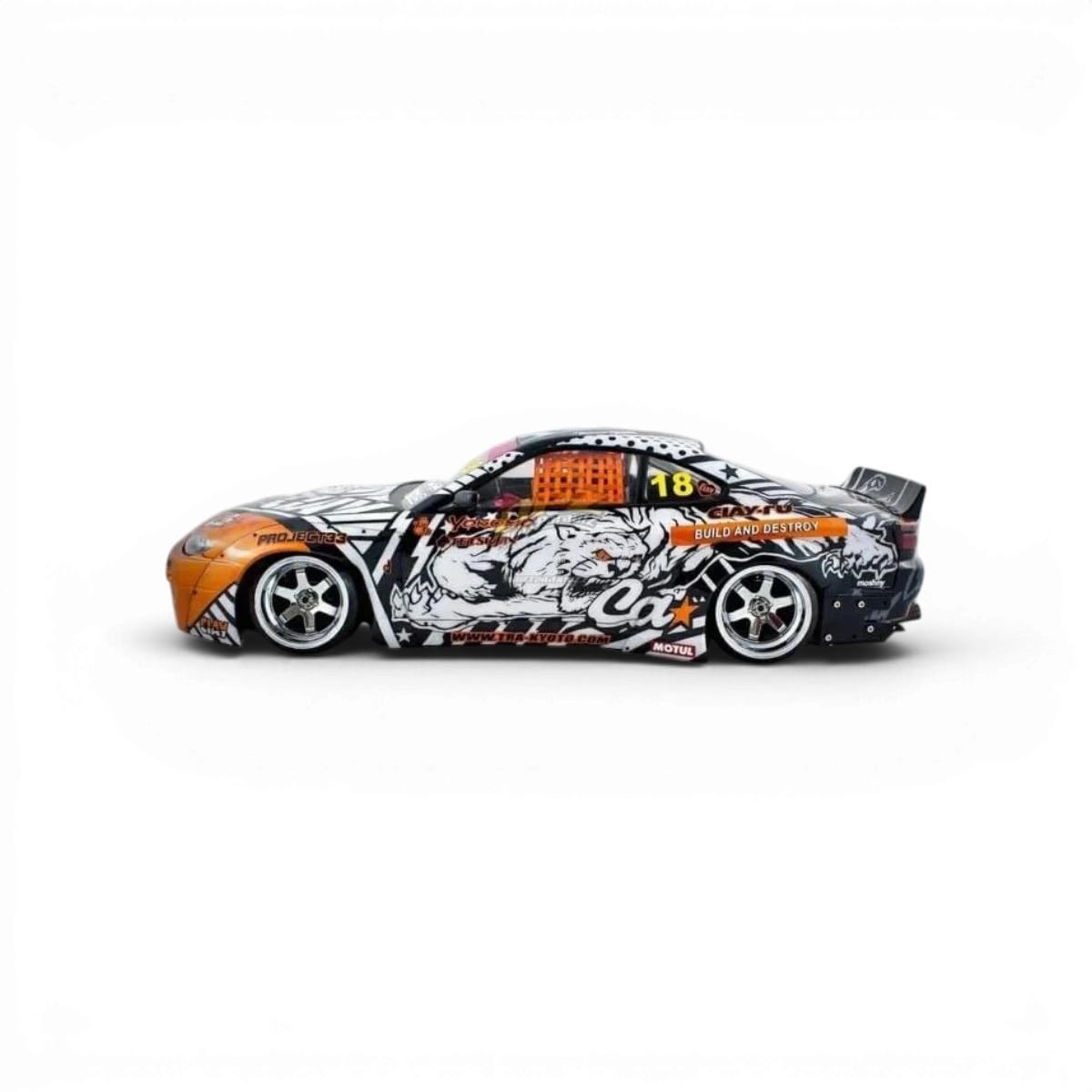 Kit carrosserie Rocket Bunny complet pour Nissan S15, fabriqué par Addiction RC Design, pour personnaliser votre voiture.