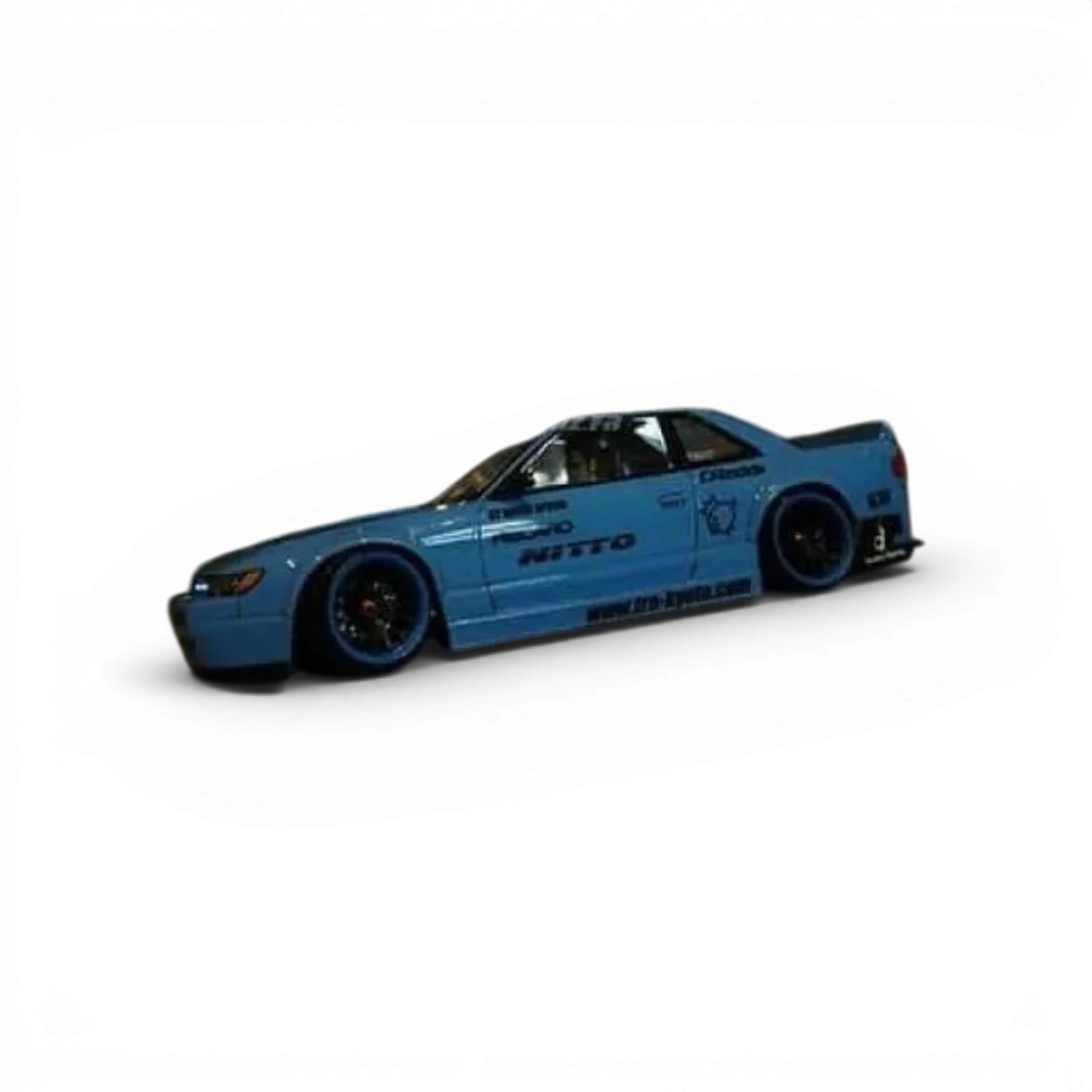 Kit de carrosserie Rocket Bunny V2 Ver. Mines pour Nissan Silvia S13, composé d'éléments complets, par Addiction RC Design.