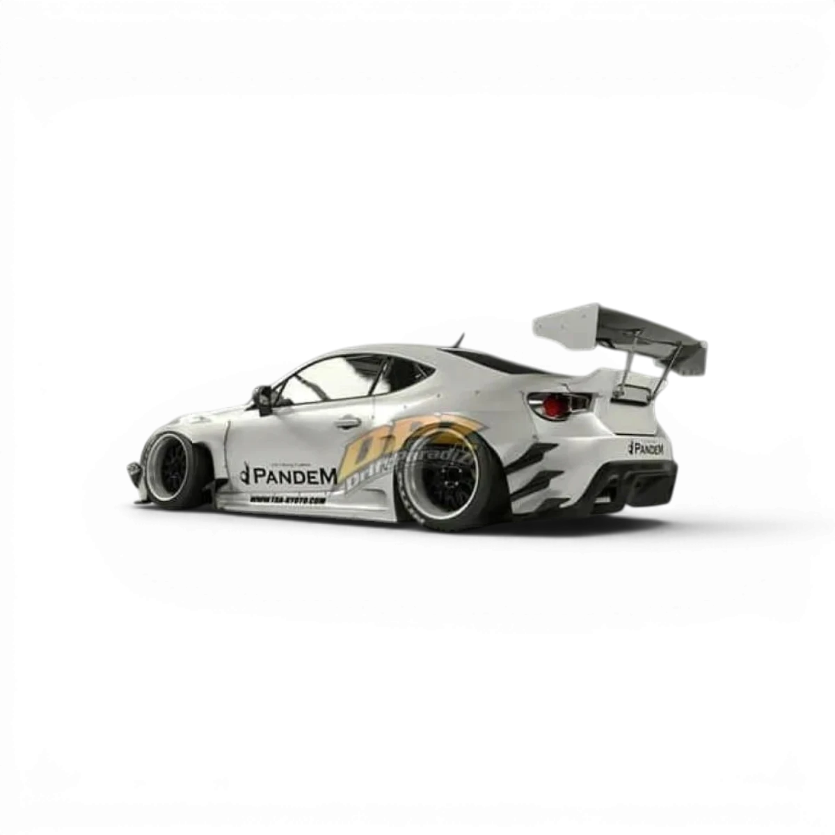 Kit de carrosserie Rocket Bunny V3 type Wide pour Toyota GT86 par Addiction RC Design, ensemble complet, vue de l'ensemble du kit.