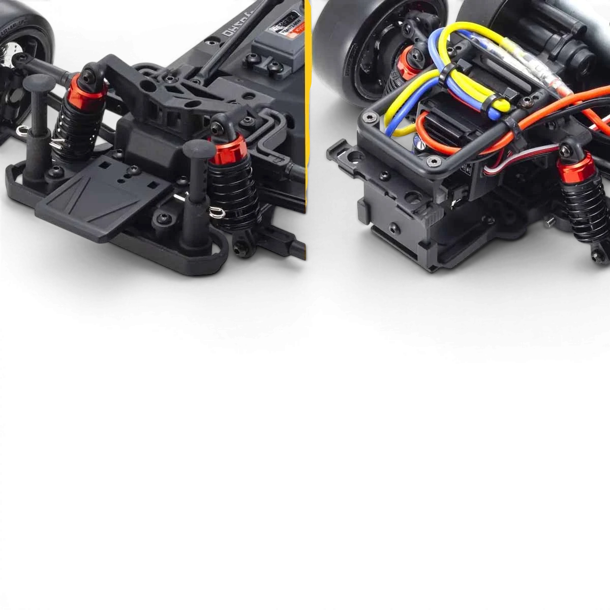 Carrosserie Kyosho Fazer D2 Toyota Tundra Drift Ver. Noire 1:10, prêt à faire du drift, détails visibles et finition réaliste.