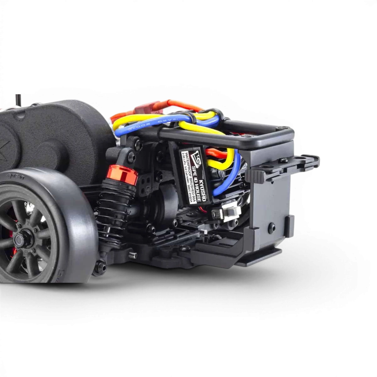 Carrosserie pour voiture de drift Kyosho Fazer D2 Toyota Tundra en noir, taille 1:10, prête pour le drift.