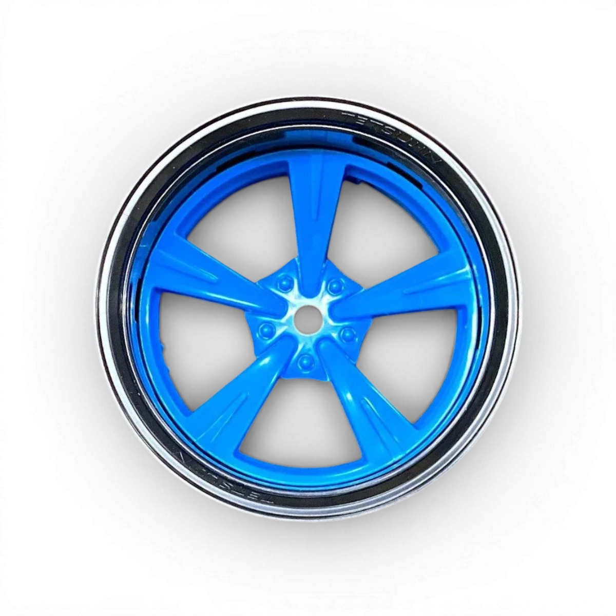 Roues Tetsujin Mandarin noir et bleu pour skateboard, design élégant avec motif coloré et détails de haute qualité.