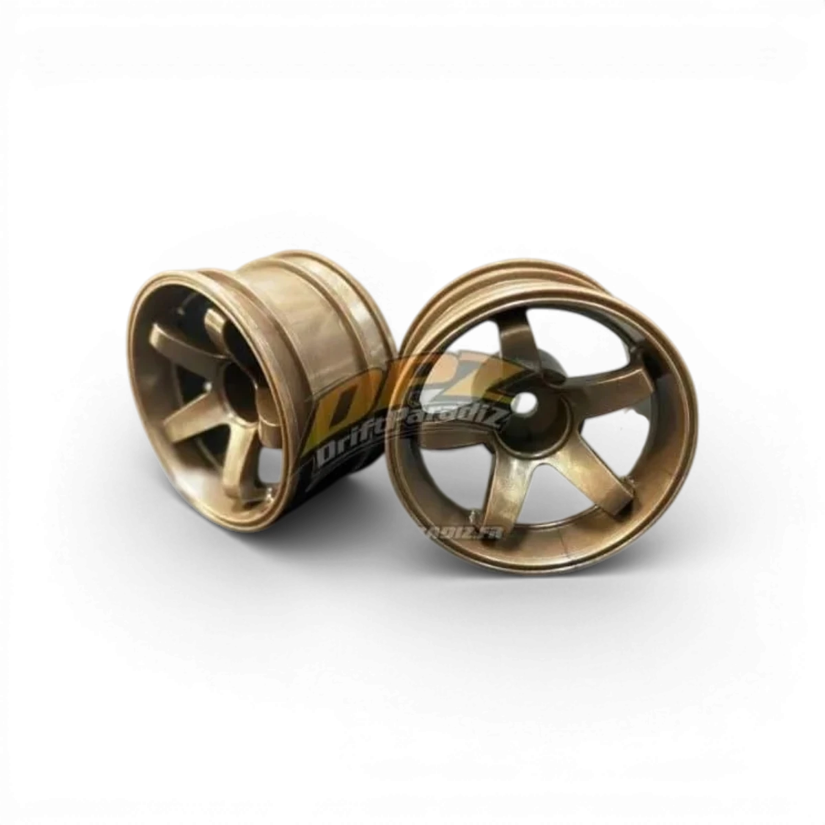 Roues Mini NModel Ver.3 Offset8 en bronzes de la marque Topline, vue détaillée montrant le design et la finition.
