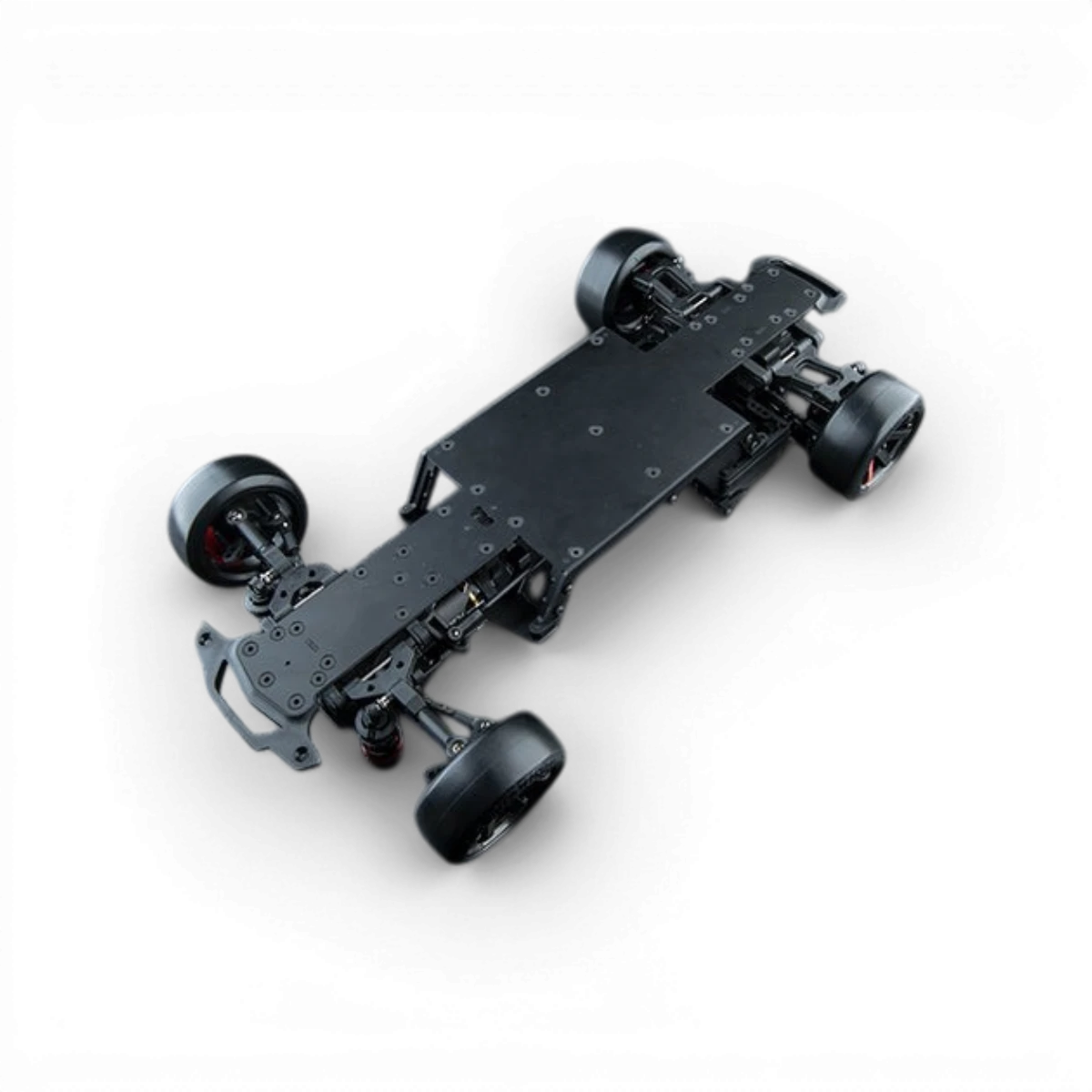 Châssis RC Drift MST FRX S PRO 1/10 de Max Speed Technology, vue en gros plan pour voiture de drift.