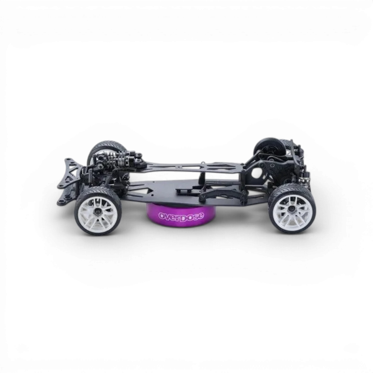 Support multi-stand en aluminium pour RC, pièce détachée de la marque Overdose avec finition robuste.