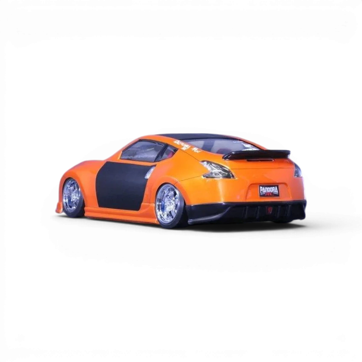 Modèle de carrosserie Nissan Fairlady Z (Z34) de Pandora RC, détail réaliste pour voiture télécommandée.