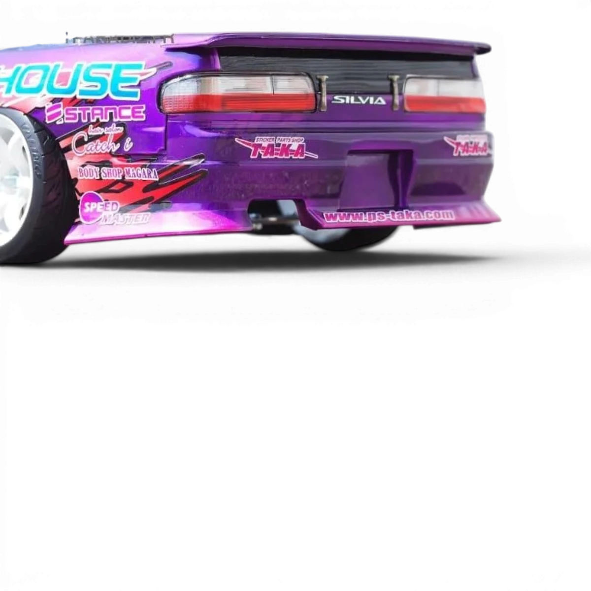 Carrosserie Nissan S13 Silvia D-Max Fujio Édition Limitée Addiction RC Design, finition détaillée en images.