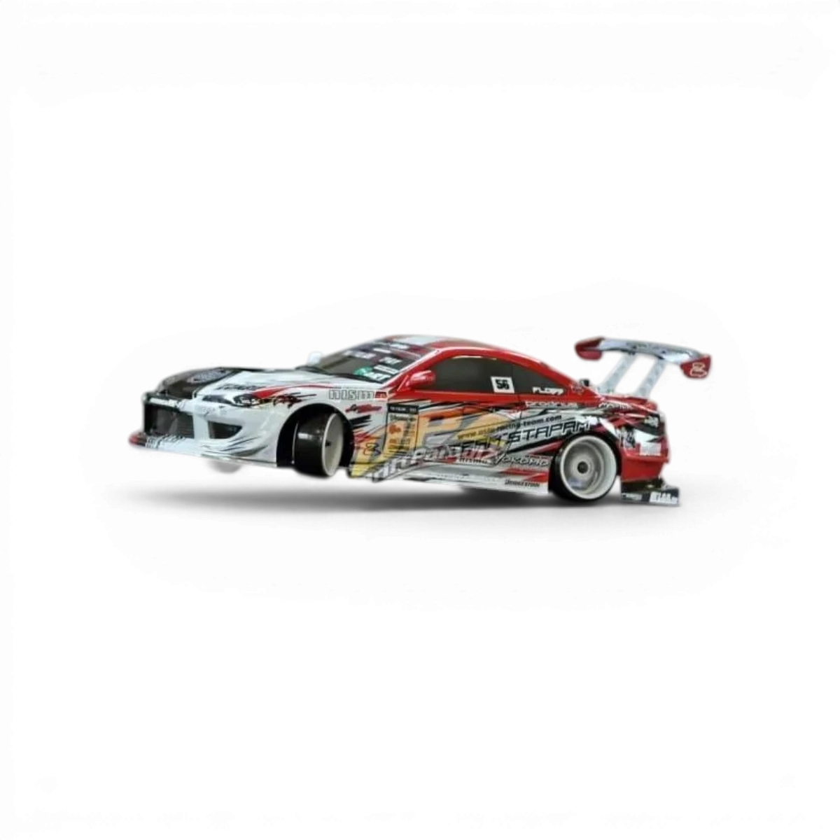 Karoserie Nissan Silvia S15 GP Sports od Team Yokomo, detail karoserie pro RC vůz, precizní zpracování a sportovní design.