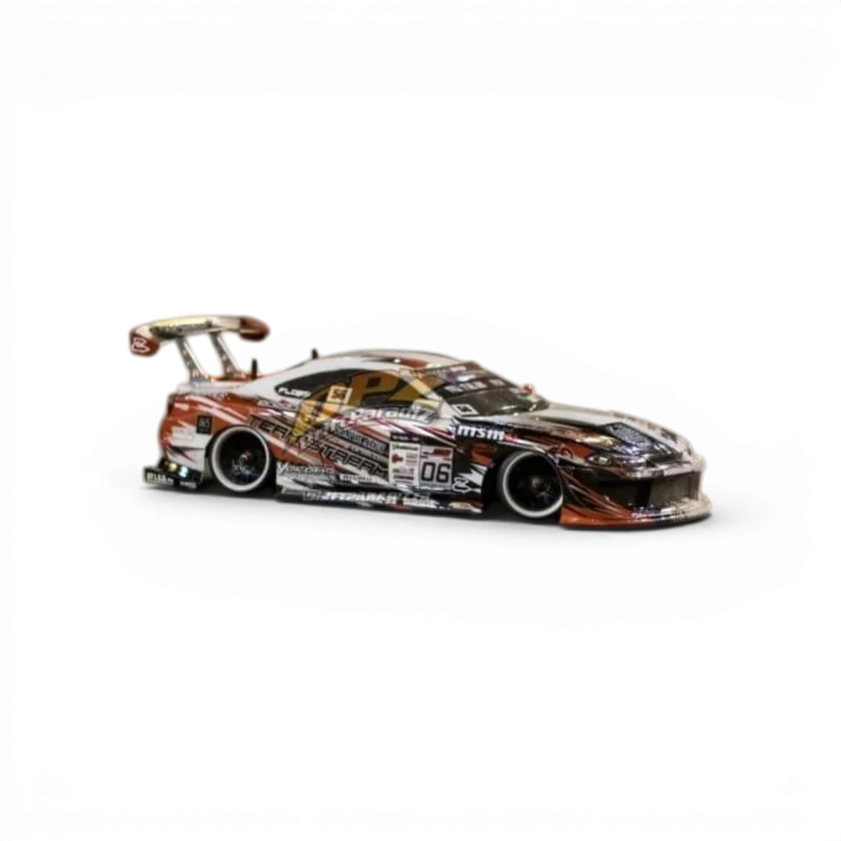 Karoserie Nissan Silvia S15 GP Sports od Team Yokomo, detailní provedení, navržená pro RC vůz.