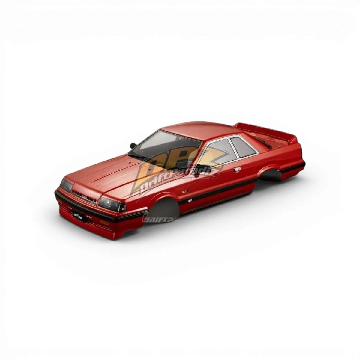 Carrosserie Nissan Skyline R31 de la marque Killer Body, vue détaillée de la carrosserie en plastique pour modèle réduit.