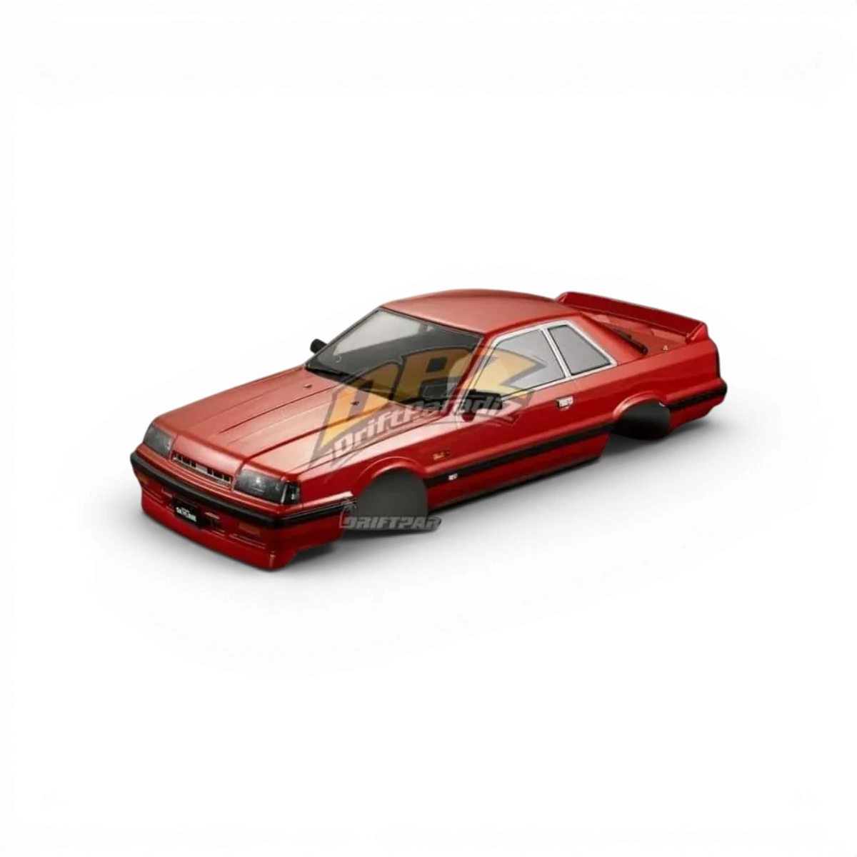Carrosserie Nissan Skyline R31 Rouge de la marque Killer Body, vue de face avec détails de la carrosserie.
